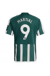 Fotbalové Dres Manchester United Anthony Martial #9 Venkovní Oblečení 2023-24 Krátký Rukáv